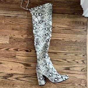 BRAND NEW Snake print OTK boots
